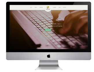 WordPress Design and development for translation services company